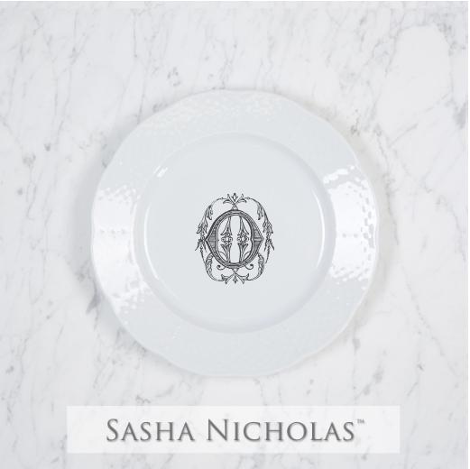 Weave Salad Plate, SNW111, Sasha Nicholas