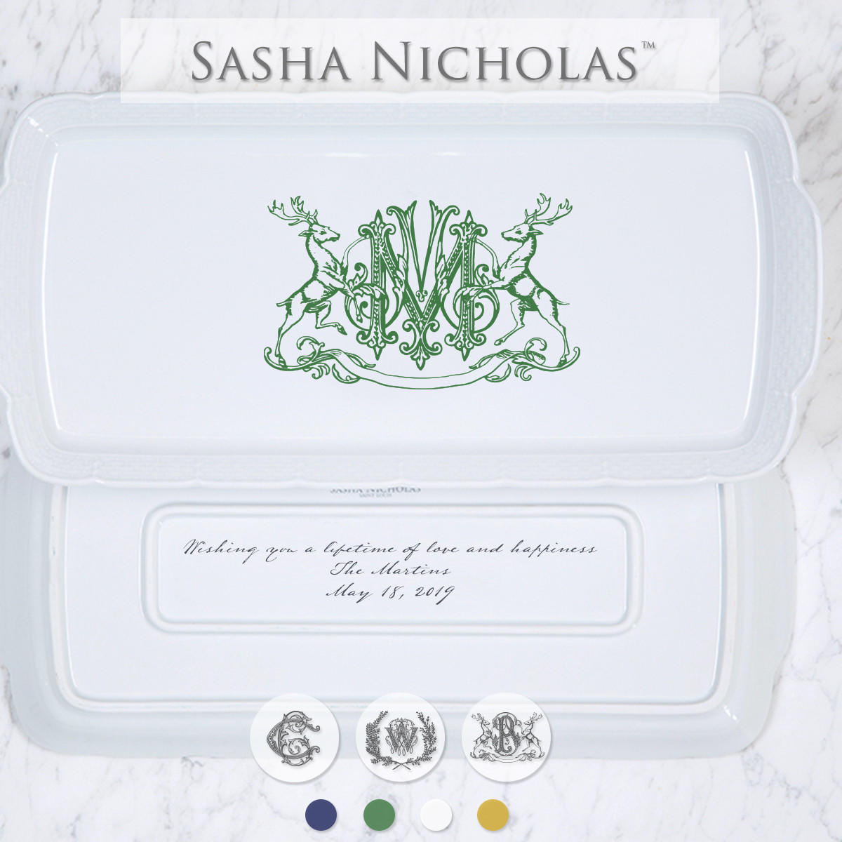 Quick Ship Weave Hostess Platter, QSSNW136, Sasha Nicholas