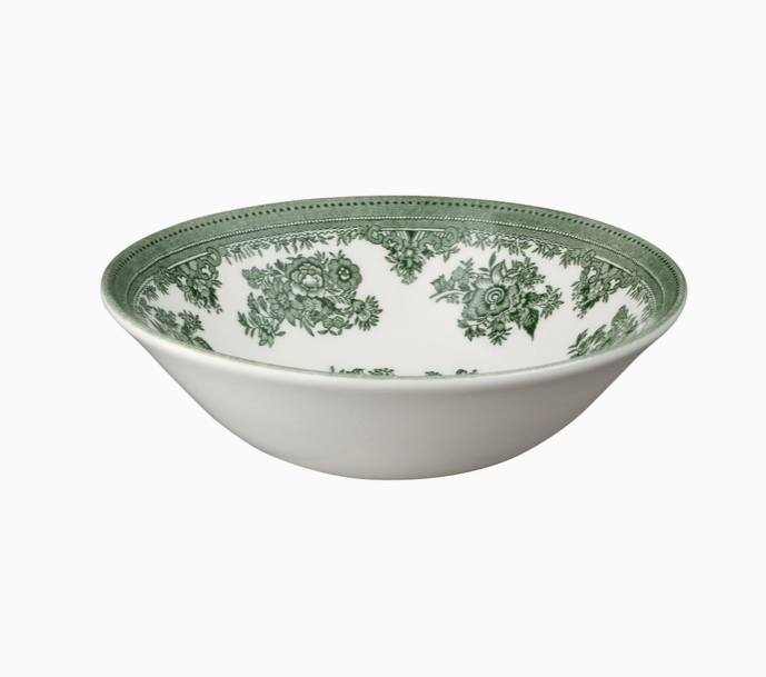 Burleigh Dark Green Asiatic Pheasants Cereal Bowl