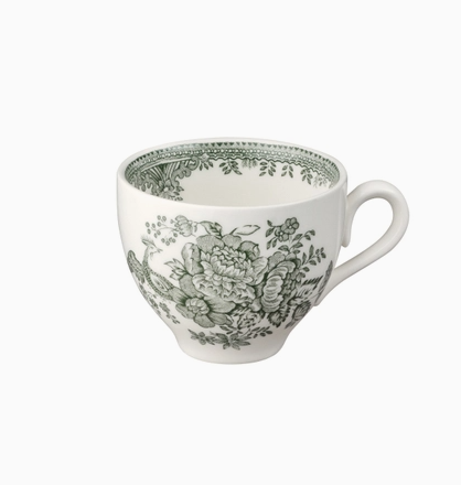 Burleigh Dark Green Asiatic Pheasant Teacup