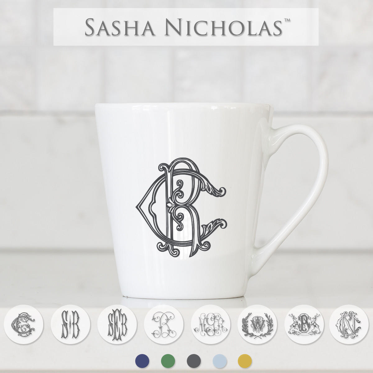 Tapered Mug, SNA130, Sasha Nicholas