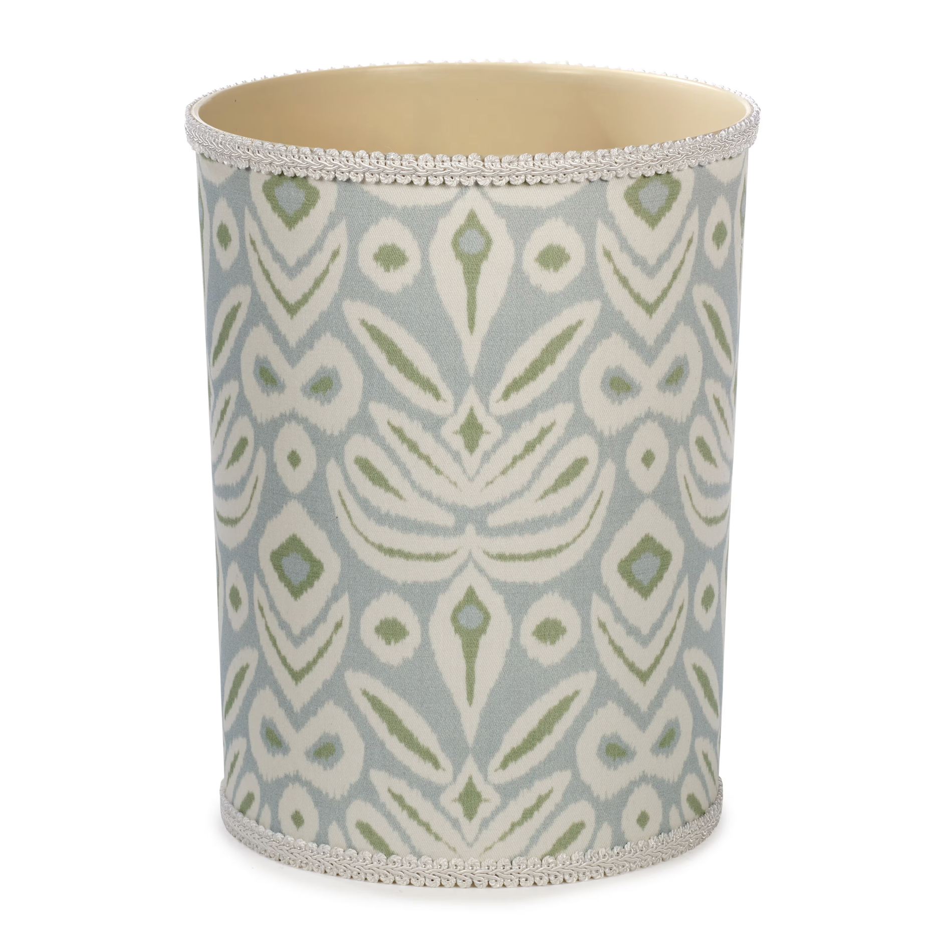 Weilbacher-Losing Tiger Eye Wastebasket + Tissue Box Cover Set