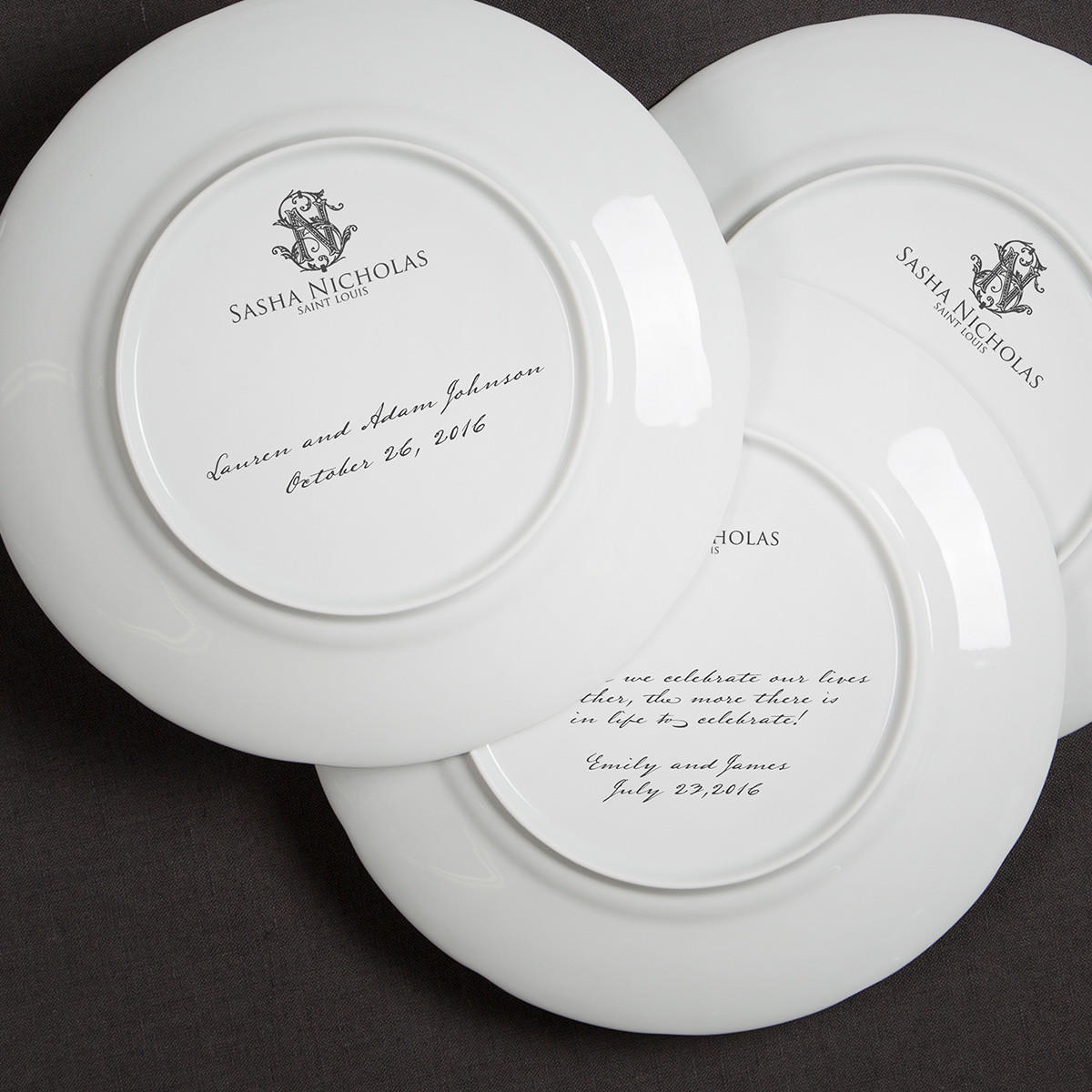 Weave 24k Gold Dinner Plate, SNWG106, Sasha Nicholas