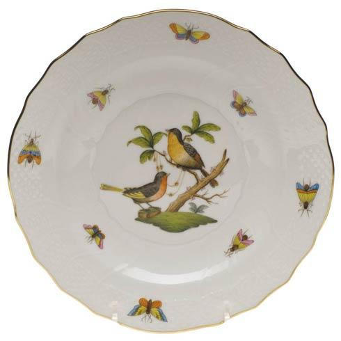 Fonseca-Mancinelli Rothschild Bird Original (no border) Salad Plate - Motif 08 HERHRD-RO----01518-0-08
