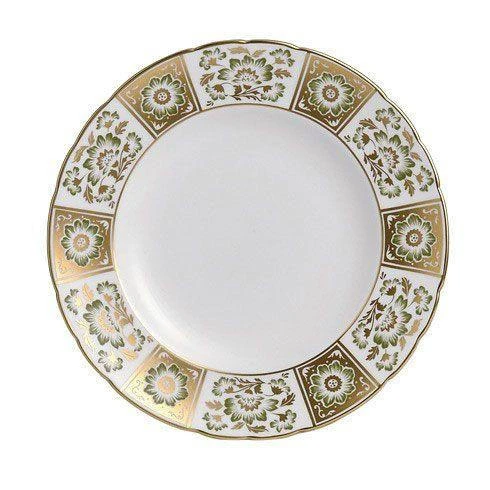 Derby Panel Green Dinner Plate, ROYDVC-DEPAG00100, Sasha Nicholas