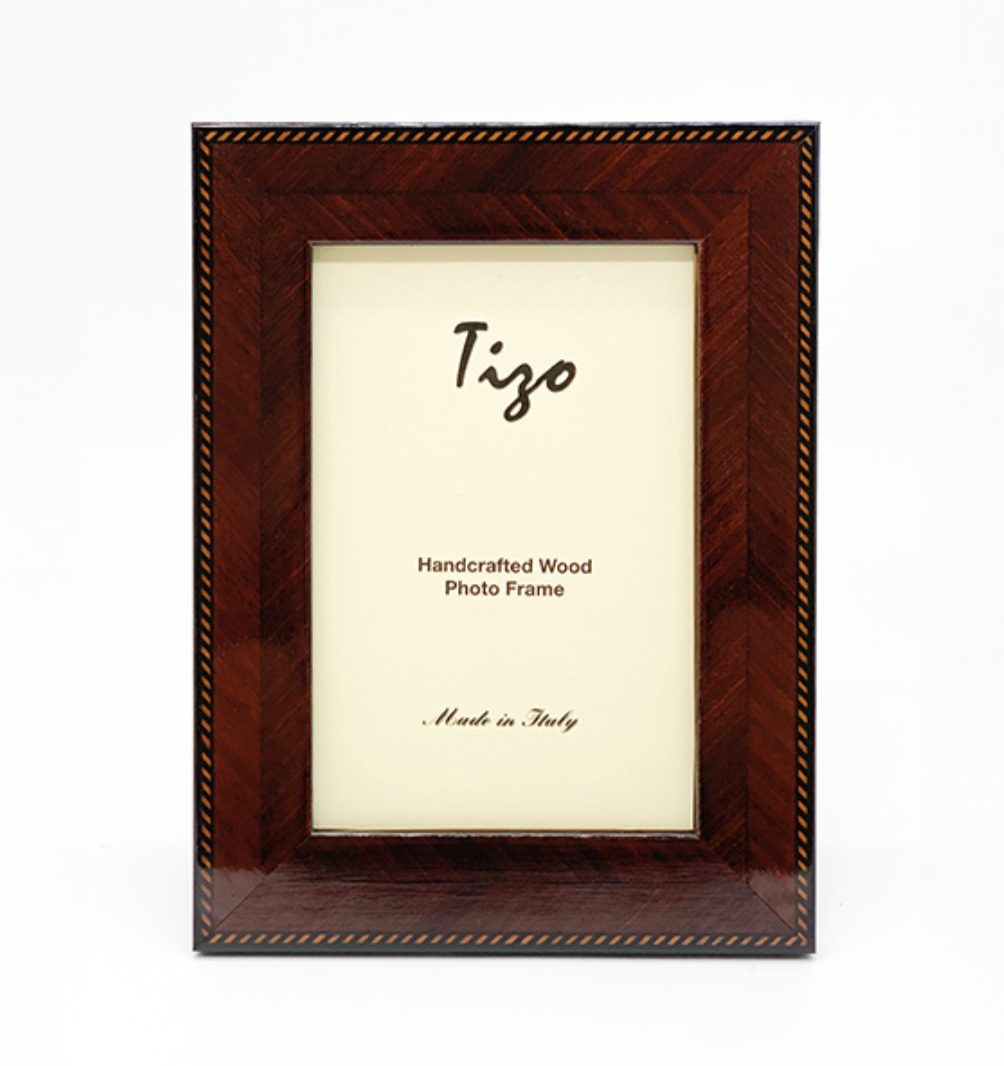 MacDonald-O'Keefe Wide Braid Border Wood Frame | 5 x 7