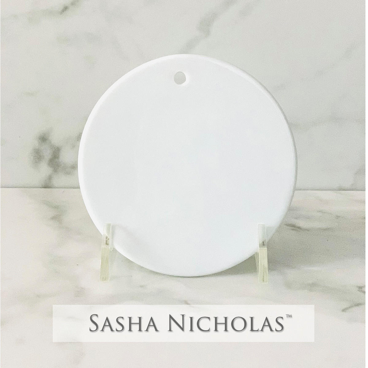 Sasha Nicholas Disc Ornament 
