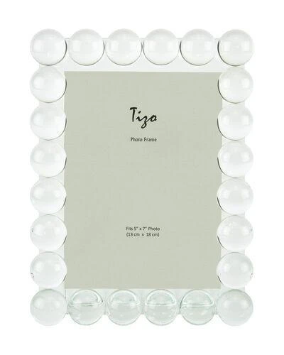 Parham-Counce Crystal Glass Single Row Bubble Frame | 4 x 6