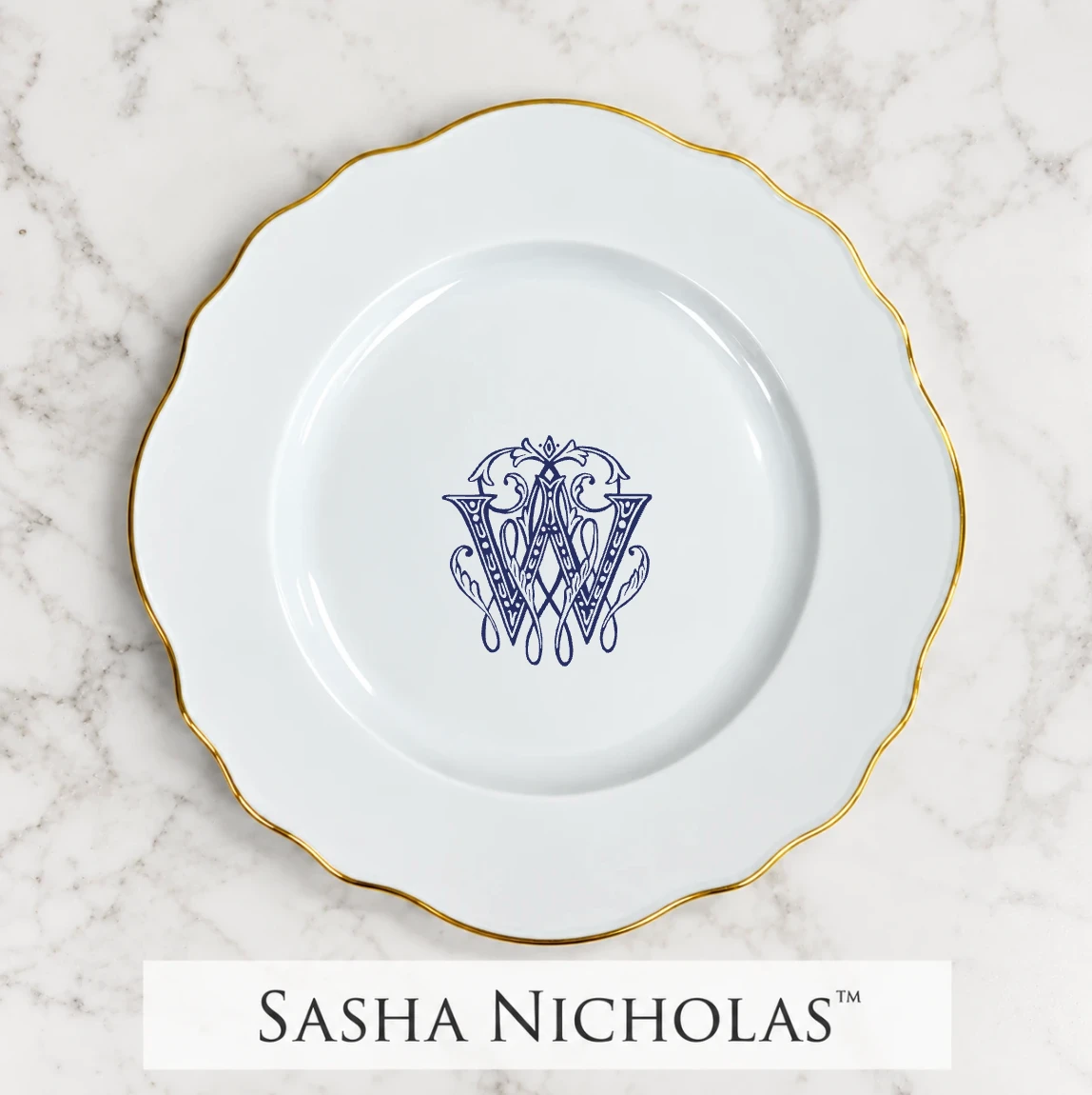 Scalloped Dinner Plate