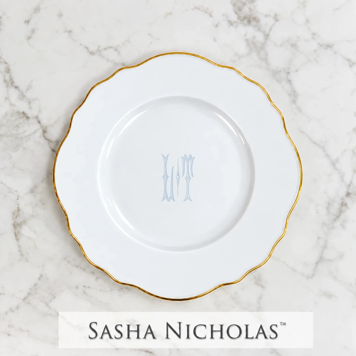 Scalloped Salad Plate