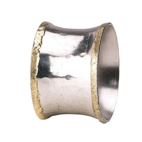 Concave Metallic Napkin Ring - Pack Of 4, BODBOD-NNR60625P, Sasha Nicholas