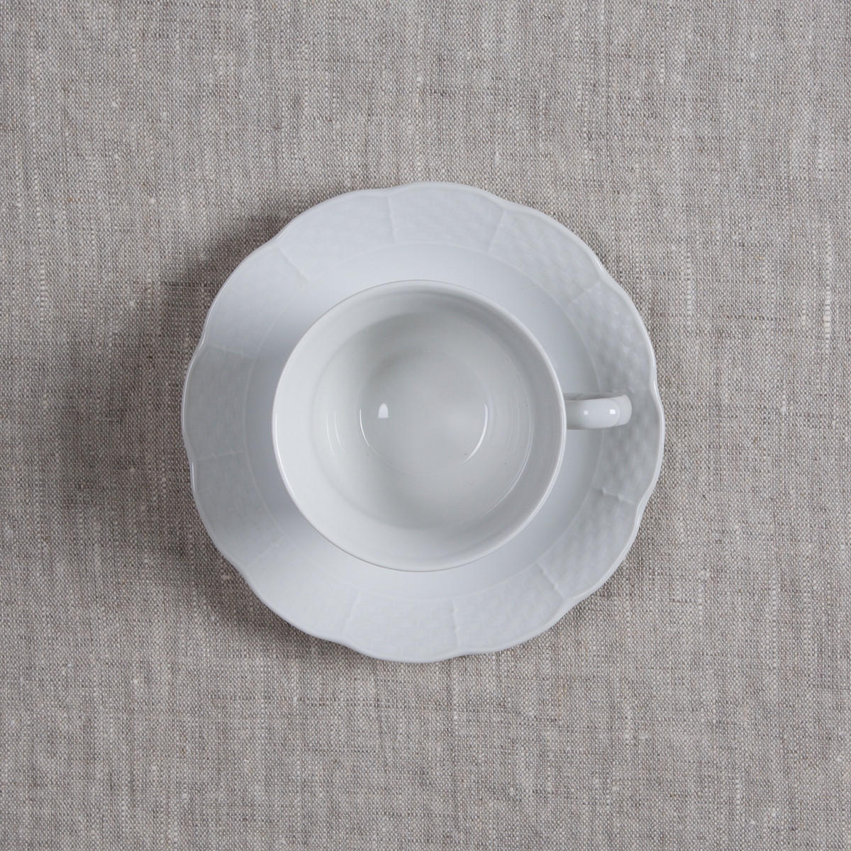 Paulette-namnoum Wedding Weave Cup And Saucer, PAULETTE-NAMNOUM WEDDING WEAVE CUP AND SAUCER, Sasha Nicholas