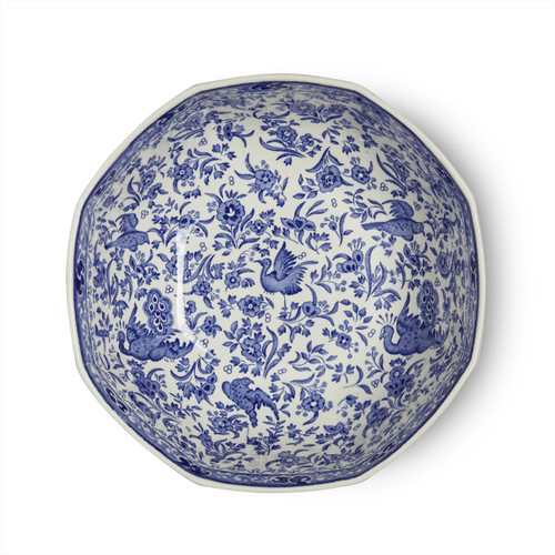 Burleigh Regal Peacock 八角形ボウル 【公式通販】