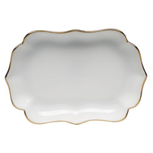 Golden Edge Mini Scalloped Tray | Sasha Nicholas