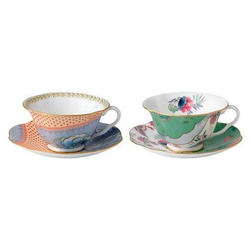 Wedgwood Butterfly Bloom Spring Blossom Teacup & Saucer