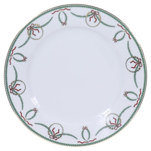 Towey-Matthes Royal Limoges Cheverny Noel Dinner Plate