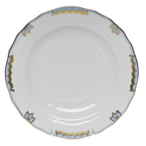 Hardy-Gatto Herend Princess Victoria Light Blue Dessert Plate