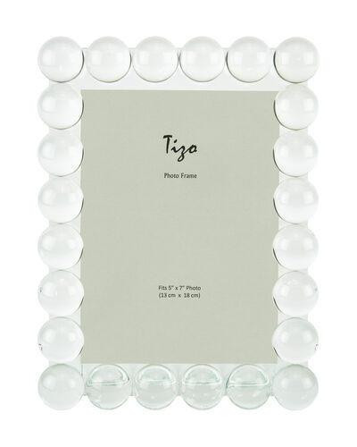 Crystal Glass Single Row Bubble Frame | 5 x 7