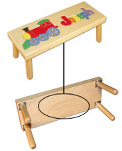 Name and Train Puzzle Stool