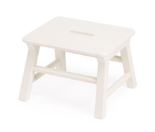 Single Step Stool in Cottage White