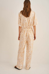 Oroton Daisy PJ Pant in Pale Mango and 100% Silk for Women