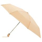 Front product shot of the Oroton Parker Small Umbrella in Oatmeal/Cream and Printed Pongee Fabric for Women