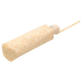 Front product shot of the Oroton Parker Small Umbrella in Oatmeal/Cream and Printed Pongee Fabric for Women