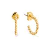 Front product shot of the Oroton Sierra Mini Hoops in Gold and  for Women