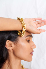Oroton Maisie Bracelet in Worn Gold and  for Women