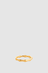 Front product shot of the Oroton Fife Ring in 18K Gold and Sterling silver for Women . IP:1