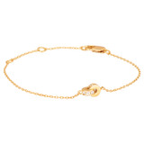 Front product shot of the Oroton Leighton Bracelet in Gold and Brass for Women