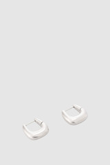 Front product shot of the Oroton Raelyn Hoops in Silver and Brass for Women . IP:14