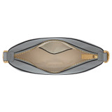Internal product shot of the Oroton Florence Small Shoulder Bag in Grey Flannel and Smooth leather for Women . IP:17