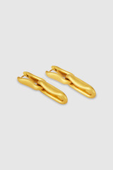 Detail product shot of the Oroton Livia Drop Earring in Worn Gold and  for Women . IP:21