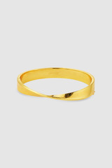 Front product shot of the Oroton Ribbon Bangle in Gold and  for Women . IP:1