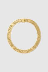 Front product shot of the Oroton Kylo Necklace in Worn Gold and  for Women . IP:1