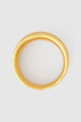 Detail product shot of the Oroton Seagrass Ring in Worn Gold and Premium brass material for Women . IP:21