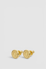 Front product shot of the Oroton KAIA LARGE STUDS in Gold and Brass material for Women . IP:1