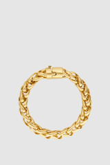 Front product shot of the Oroton Romy Bracelet in WORN GOLD and Premium brass material for Women . IP:1