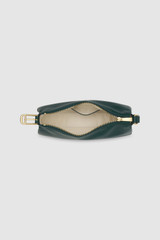 Internal product shot of the Oroton Cali Baguette in IVY and Premium smooth leather for Women . IP:17