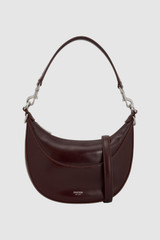 Front product shot of the Oroton Florence Small Shoulder Bag in COPPER and Premium crackle leather for Women . IP:1