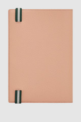 Back product shot of the Oroton Bronte Notebook in Melon and Premium canvas material for Women . IP:25