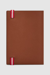Back product shot of the Oroton Bronte Notebook in Cognac and Premium canvas material for Women . IP:25
