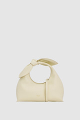 Front product shot of the Oroton Myrtle Mini Bag in Vanilla Bean and Premium smooth leather for Women . IP:1