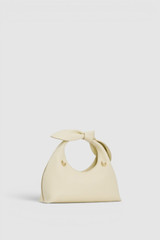 Back product shot of the Oroton Myrtle Mini Bag in Vanilla Bean and Premium smooth leather for Women . IP:25