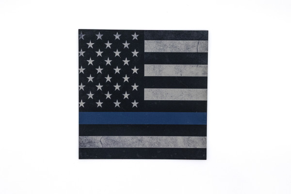 Thin Blue Line Kydex - 8" x 8"