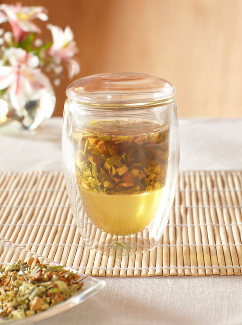 Glass Double Lined Steeping Cup The Taste of Tea