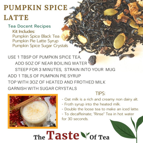 Pumpkin Spice Latte Kit - The Taste of Tea