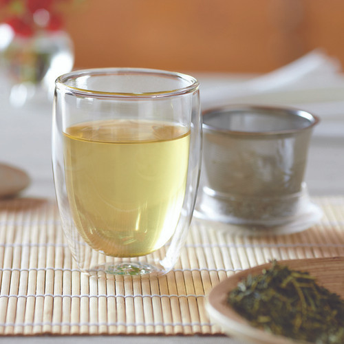 Glass Double Lined Steeping Cup The Taste of Tea