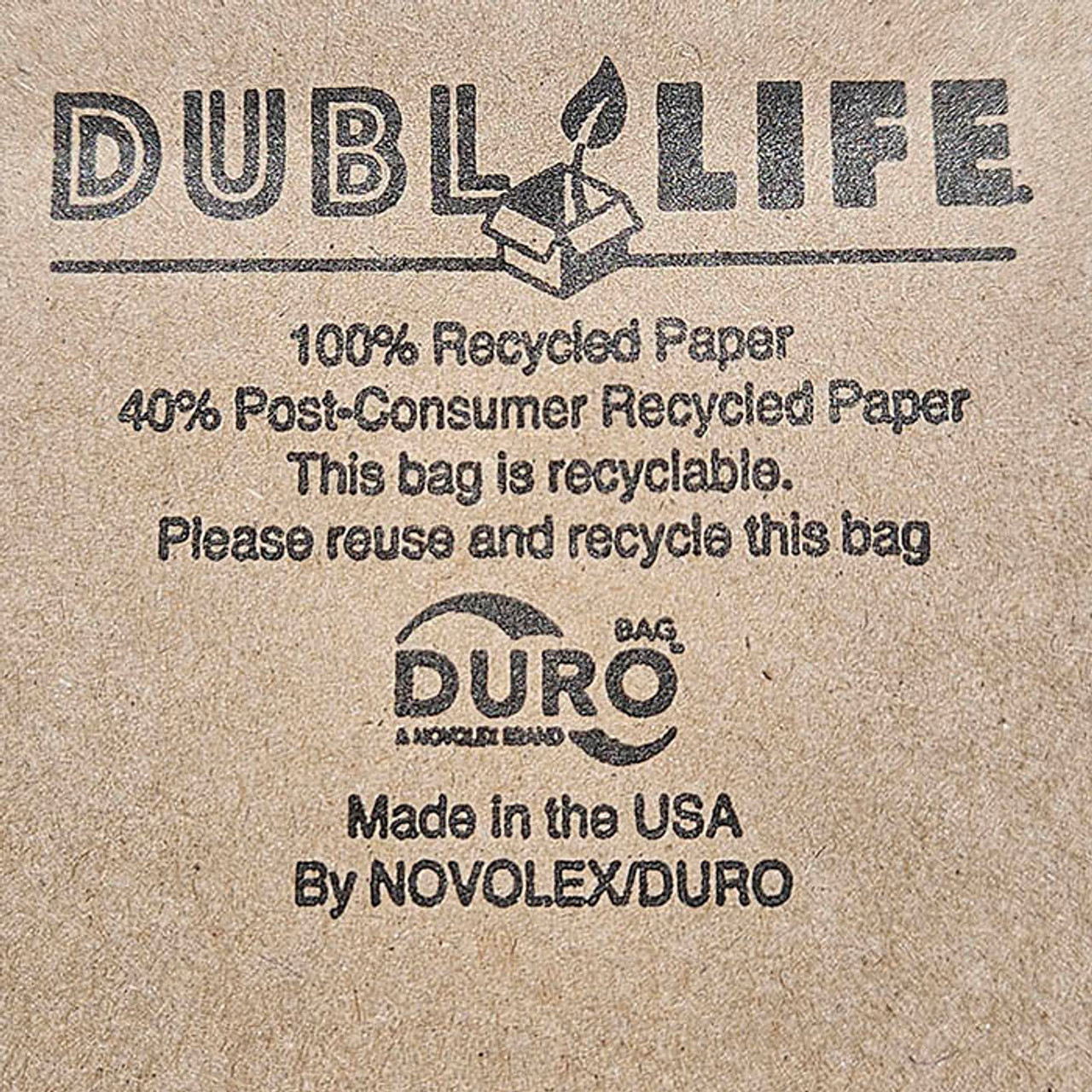 Duro Tote Dubl Life Paper Shopping Bags | 16x6x12
